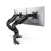 Image 1 : 1 Huanuo HNDS6 Dual Monitor Arms holds 14LBS