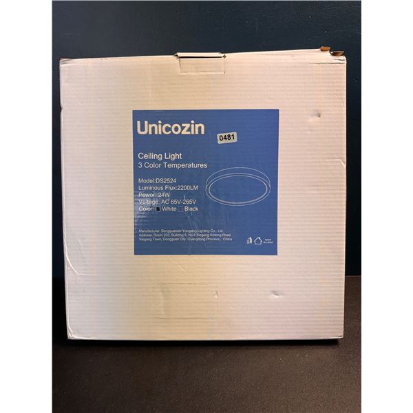 1 Unicozin 2 Pack of 3 Color Temperature Ceiling Lights