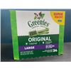 Image 1 : 1 Box of Greenies Adult Dog Treats Original Large - Natural Dental Care Daily Dog Treats (34 Treats)