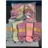 Image 1 : 2 Multi-Packs of Fuzzy Soft Winter Socks for Women - 5 Per Pack/10 Total - New
