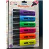 Image 2 : 3 Multi-Packs of Basic Colour Neon Highlighters - 6pcs Each - Brand New