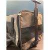 Image 5 : 1 Travel/Foldable Pet Carrier with Handle & Wheels - For Cats/Small Dogs - 17 x 11 inch - New