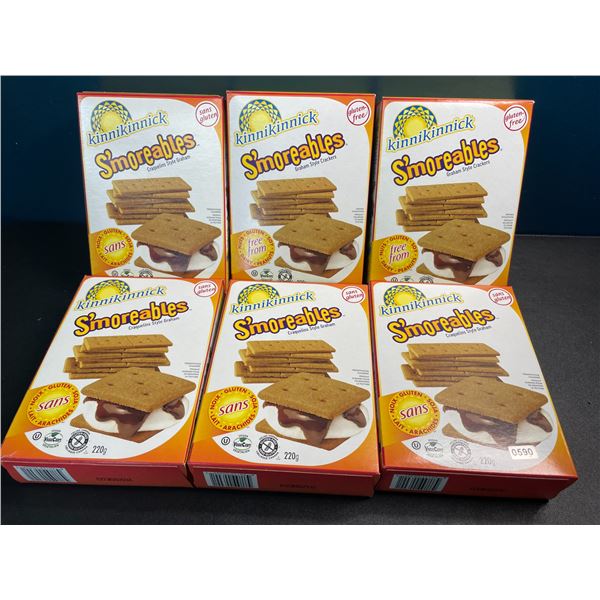 6 Boxes of S'moreables Graham Style Crackers Treats - Gluten Free - New Sealed (Exp: Sept 2025)
