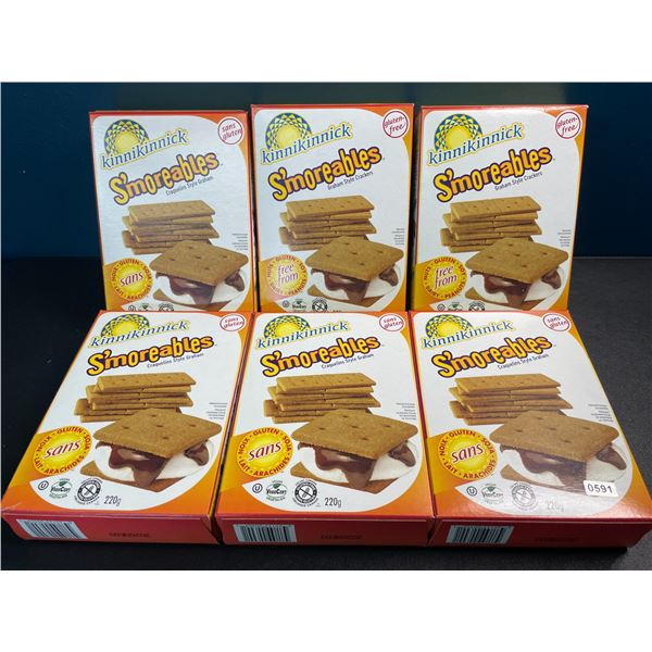 6 Boxes of S'moreables Graham Style Crackers Treats - Gluten Free - New Sealed (Exp: Sept 2025)