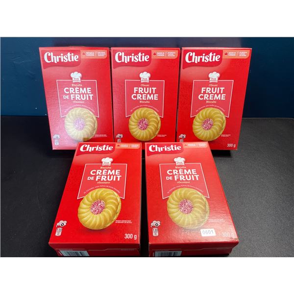 5 Boxes Christie Peak Freans Classic Fruit Creme Biscuits -300g - (BB: Dec 2024)