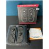 Image 2 : 1 Set of Joycons for Nintendo Switch - Black Marble Design - Brand New!