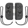 Image 1 : 1 Set of Joycons for Nintendo Switch - Black Marble Design - Brand New!