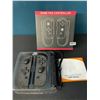 Image 2 : 1 Set of Joycons for Nintendo Switch - Black Marble Design - Brand New!