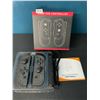 Image 2 : 1 Set of Joycons for Nintendo Switch - Black Marble Design - Brand New!