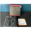 Image 2 : 1 Set of Joycons for Nintendo Switch - Black Marble Design - Brand New!