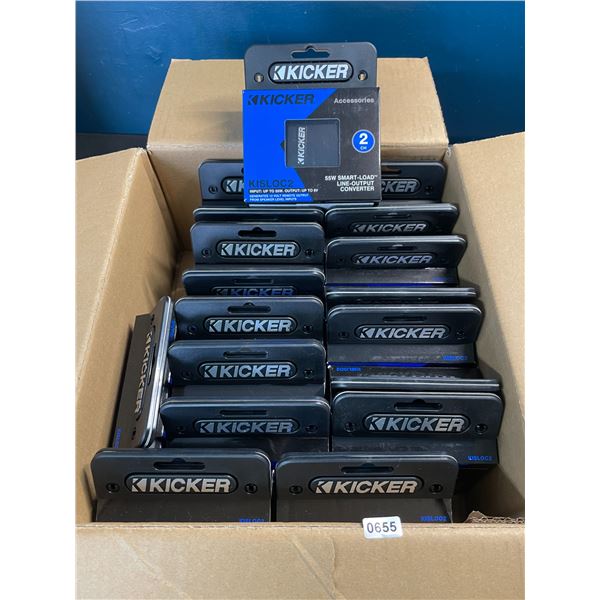 Box of Kicker 55W Smart-Load Line-Output Converters - 18PCS - Brand New