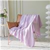 Image 4 : Box of 6 Cozy Polar Fleece Light Purple Throw Blankets - 50 x 60 inch Each - Brand New!
