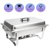 Image 7 : EHOMEA2Z Chafing Dish Buffet Set (4Pack) Chafers 8QT Buffet Servers & Warmers - NEW