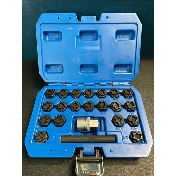 1 Wheel Lock/Lug Nut Removal Tool Kit - 22pcs - New