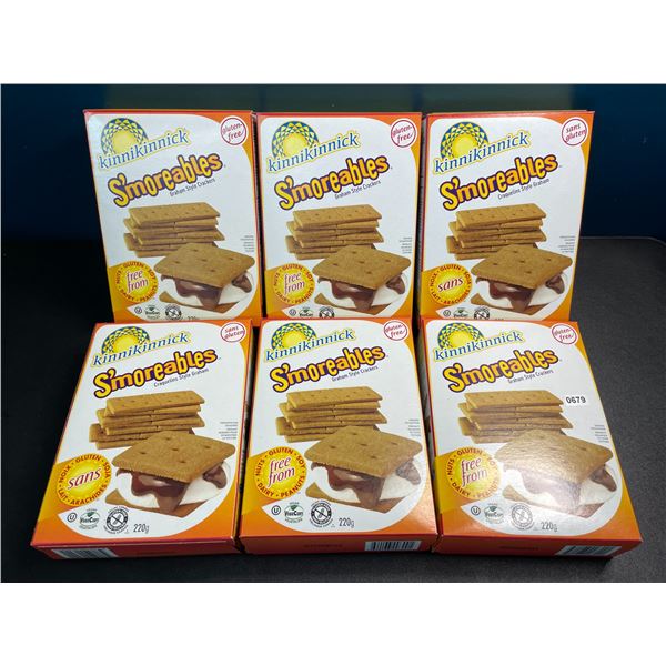 6 Boxes of S'moreables Graham Style Crackers Treats - Gluten Free - New Sealed (Exp: Sept 2025)