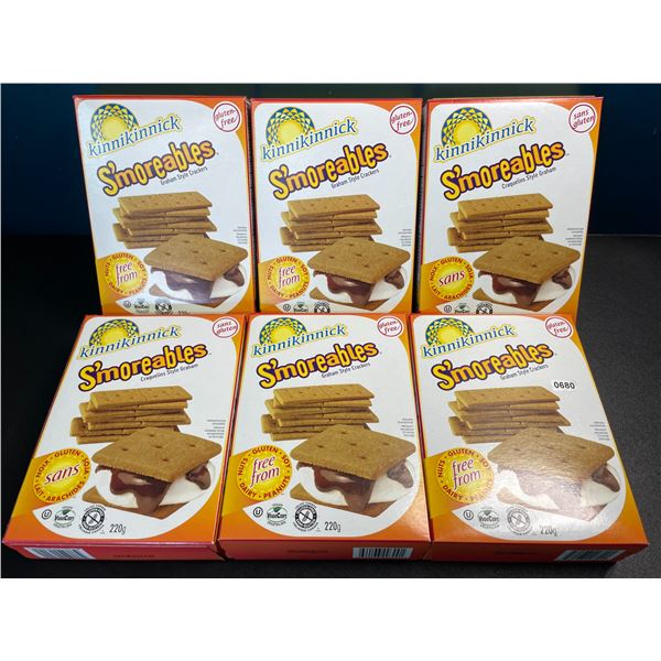 6 Boxes of S'moreables Graham Style Crackers Treats - Gluten Free - New Sealed (Exp: Sept 2025)