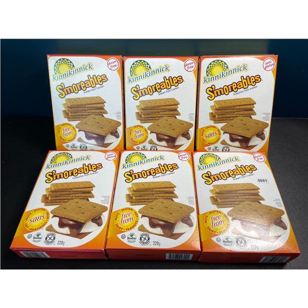 6 Boxes of S'moreables Graham Style Crackers Treats - Gluten Free - New Sealed (Exp: Sept 2025)
