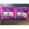 Image 1 : 2 Packs of Poise Pads for Women - 30pcs Per Pack - Size 3 (Light Regular) - New