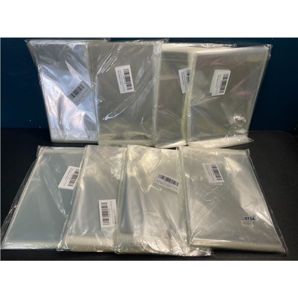 8 Packs of Clear Candy/Treat Bags - 5.5" x 7.5" - 150PCS Each - New