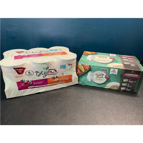 1 Case of Purina Beyond Wet Dog Food & 1 Case of Purina Fancy Feast Medley Wet Cat Food