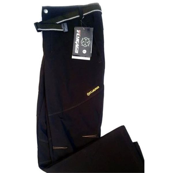 2 Pairs of FlyGaga Men's Outdoor Waterproof Quick Dry Fleece Lined Pants, Black 2XL - New w/ Tags