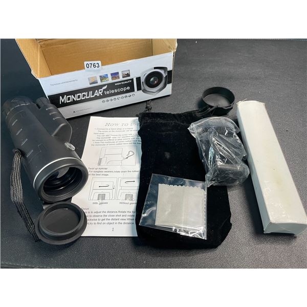 1 High Quality Monoscope/Monocular Telescope Set - Brand New!