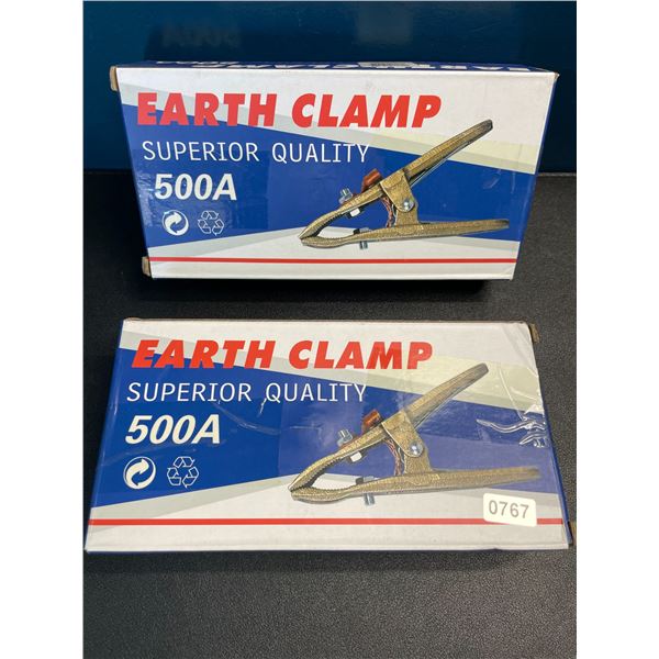 2 Earth Clamps for Welding Systems - Brand New