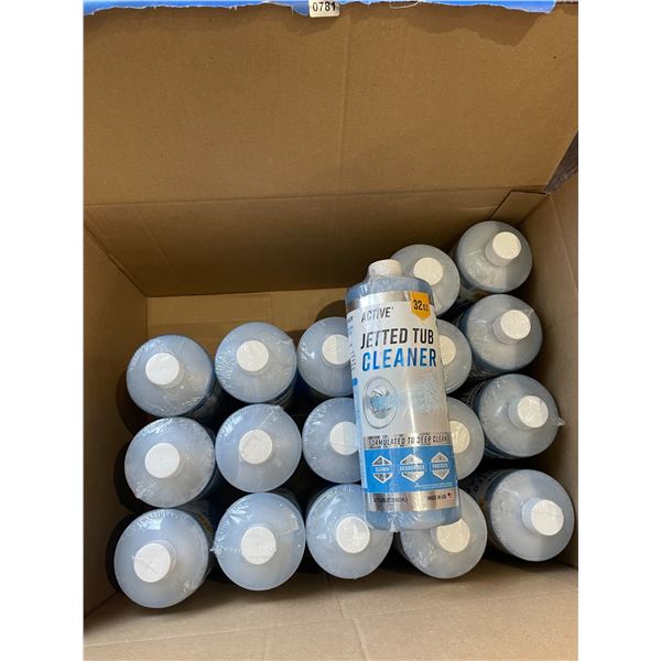 18 Bottles of Jetted Tub Cleaner (32oz) for Large Jacuzzis and Hot Tubs - New Sealed