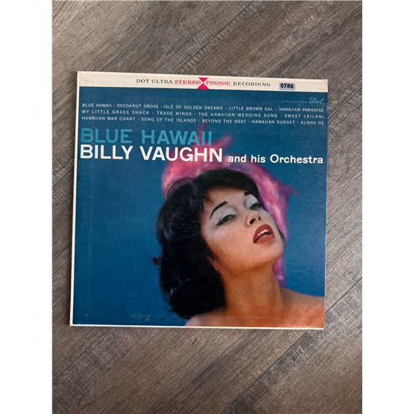 Blue Hawaii Billy Vaughn Vinyl Record - Vintage 1955