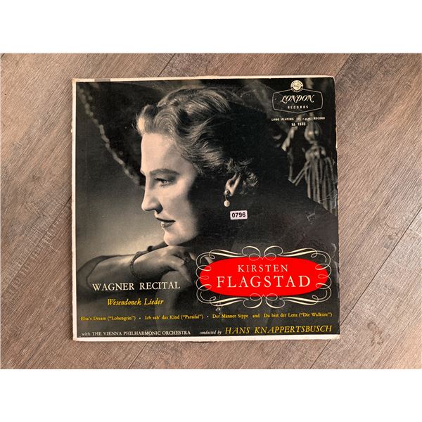 Kirsten Flagstad Wagner Recital Vinyl Record