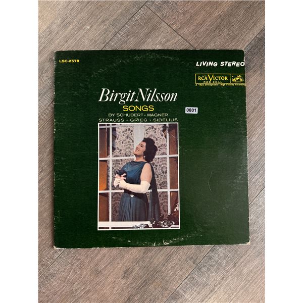 Birgit Nilsson Songs Vinyl Record