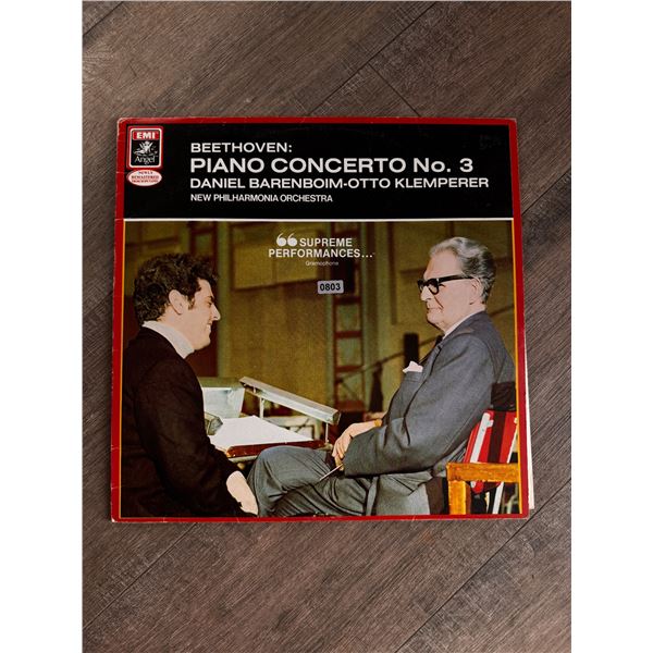 Beethoven Piano Concerto No.3 Vinyl Record