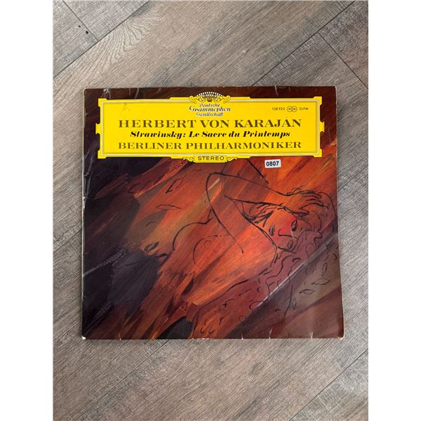 Herbert Von Karajan Vinyl Record