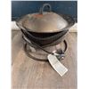 Image 2 : Portable Propane Outdoor Fire Bowl with Lid - Used