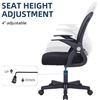 Image 3 : Gerttrony Ergonomic Office Chair w/ Lumbar Support & Flip-Up Armrests - Black - BRAND NEW