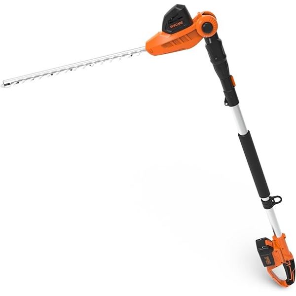Garcare 20V Cordless Pole Hedge Trimmer (Model: GCPHT01)