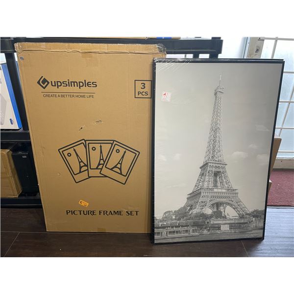 Box of 3 Large Picture/Poster Frames - 24 x 36 inch Large Size - Brand New!