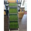 Image 6 : 1 Set of Pet Stairs/Foldable Portable Dog Ramp with Non-Slip Artificial Grass Steps for Vehicles