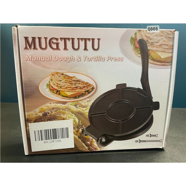 1 Mugtutu Manual Haavy-Duty Dough & Tortilla Press - Brand New