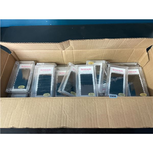 1 Box Full of Grinlash Volume Eyelash Extension Packs - Over 40 Packs in Box - Brand New!