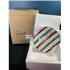 Image 1 : 1 Box of Christmas/Holiday Style Dinner Plates - 10-Inch Size - 4 Included - Brand New