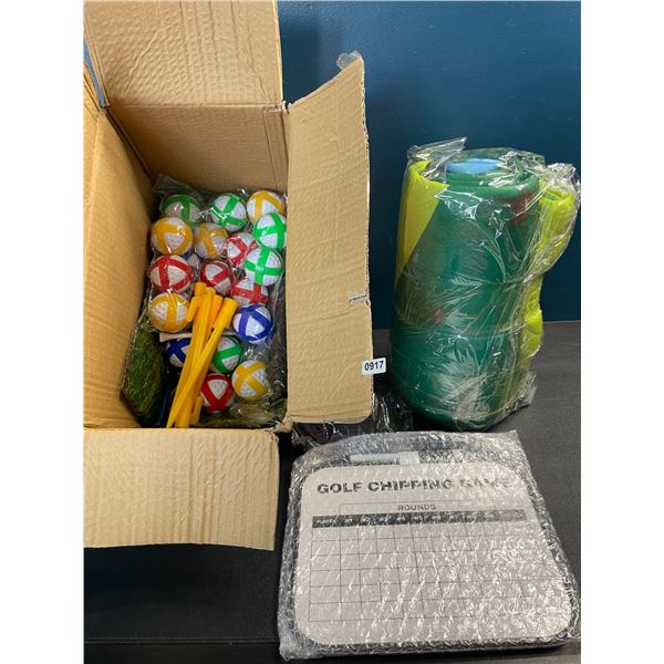 1 Golf Chipping Game Mat Set - Large Size - Golf Practice Putting Mat/Set - Brand New!