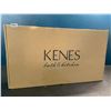 Image 3 : 1 KENES Single Lever Waterfall Bathroom Sink Faucet Set - Gold - Brand New!