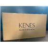 Image 3 : 1 KENES Single Lever Waterfall Bathroom Sink Faucet Set - Gold - Brand New!