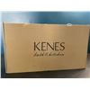 Image 3 : 1 KENES Single Lever Waterfall Bathroom Sink Faucet Set - Gold - Brand New!