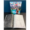 Image 1 : 2 Special Art's Adult Coloring Books - Jumbo 100 Landscapes Coloring Books for Adults - Brand New