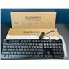 Image 1 : 2 Surmen G1000 Wired/Light-Up Gaming Keyboards - Brand New