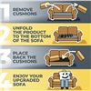 Image 3 : 1 Golden Home Essentials Couch Support Board for Sagging Couches/Seats - Large 5FT x 22"W - New