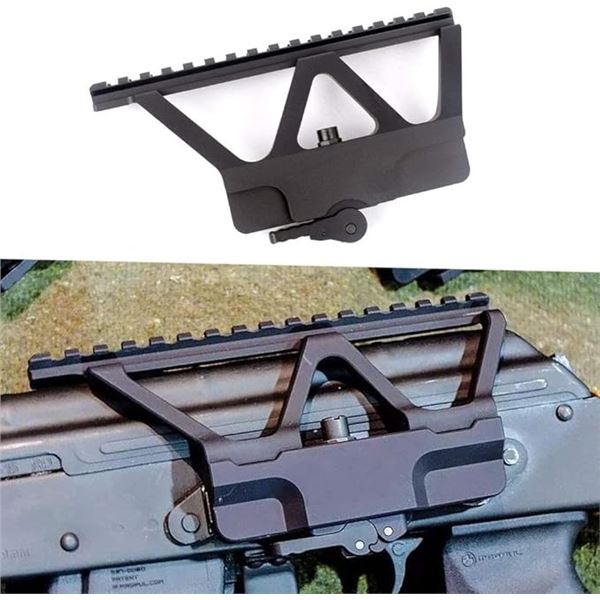 2 Quick Detach Gun Side Rail Mounts for AK Guns - New