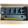 Image 2 : Box of 2 Acymner Heavy Duty Rubber Parking Guide Blocks/Wheel Stoppers - 21.3" Length